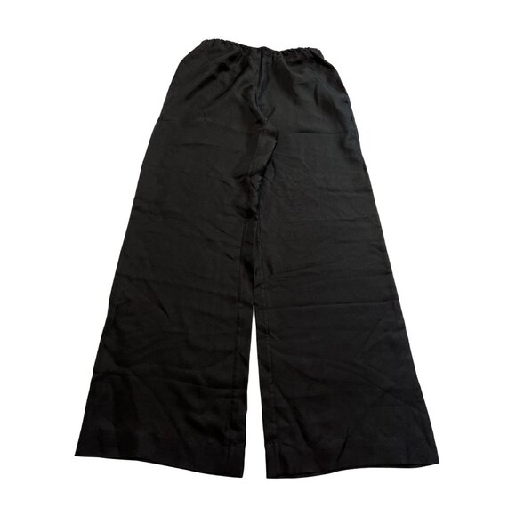 Venroy Silk Relaxed Pant in Black - Picture 1 of 6